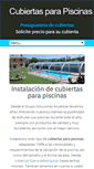 Mobile Screenshot of cubiertasparapiscinas.net